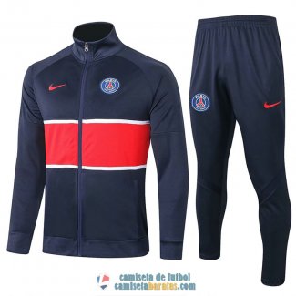 PSG Chaqueta Navy Red + Pantalon 2020/2021