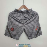 Pantalon Corto PSG Training Black Gray IV 2021/2022