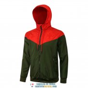 Portugal Chaqueta Capucha Red Green 2021/2022