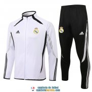 Real Madrid Chaqueta White I + Pantalon Black I 2022/2023