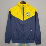 Brasil Chaqueta Rompevientos Yellow Blue II 2021/2022
