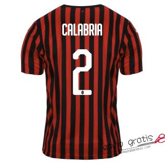 Camiseta AC Milan Primera Equipacion 2#CALABRIA 2019-2020