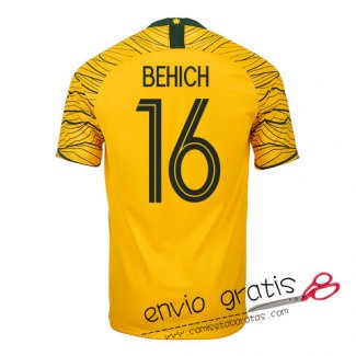 Camiseta Australia Primera Equipacion 16#BEHICH 2018