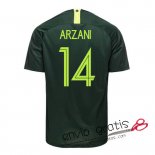 Camiseta Australia Segunda Equipacion 14#ARZANI 2018