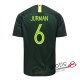 Camiseta Australia Segunda Equipacion 6#JURMAN 2018