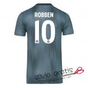 Camiseta Bayern Munich Tercera Equipacion 10#ROBBEN 2018-2019