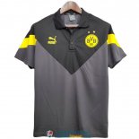 Camiseta Borussia Dortmund Polo Black Grey 2020/2021