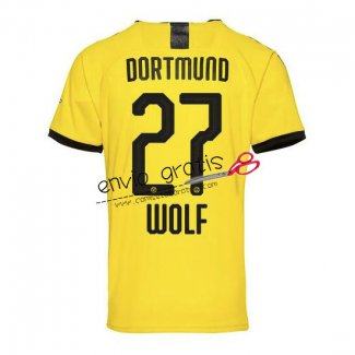 Camiseta Borussia Dortmund Primera Equipacion 27 WOLF 2019-2020