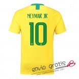 Camiseta Brasil Primera Equipacion 10#NEYMAR JR 2018