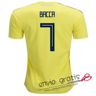 Camiseta Colombia Primera Equipacion 7#BACCA 2018