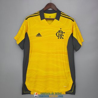 Camiseta Flamengo Portero Yellow 2021/2022