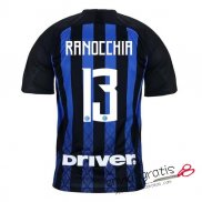 Camiseta Inter Milan Primera Equipacion 13#RANOCCHIA 2018-2019