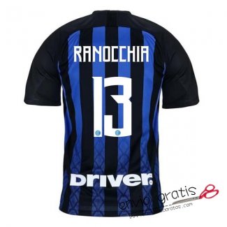 Camiseta Inter Milan Primera Equipacion 13#RANOCCHIA 2018-2019