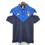 Camiseta Italia Polo Royal Blue 2020/2021