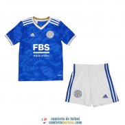 Camiseta Leicester City Ninos Primera Equipacion 2021/2022