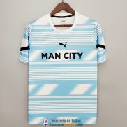 Camiseta Manchester City Pre Match Training Blue I 2022/2023