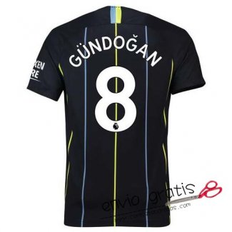 Camiseta Manchester City Segunda Equipacion 8#GUNDOGAN 2018-2019