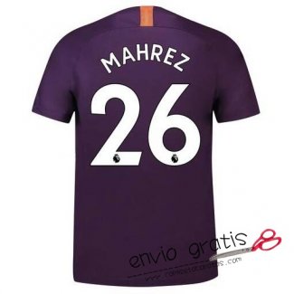 Camiseta Manchester City Tercera Equipacion 26#MAHREZ 2018-2019