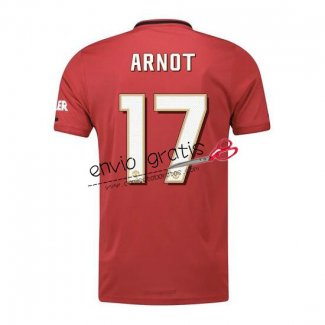 Camiseta Manchester United Primera Equipacion 17 ARNOT 2019-2020 Cup