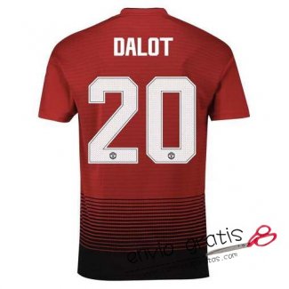 Camiseta Manchester United Primera Equipacion 20#DALOT Cup Printing 2018-2019