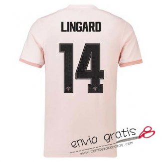Camiseta Manchester United Segunda Equipacion 14#LINGARD Cup Printing 2018-2019
