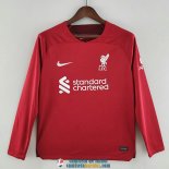 Camiseta Manga Larga Liverpool Primera Equipacion 2022/2023