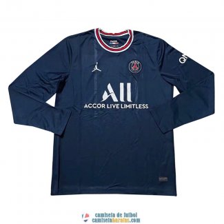 Camiseta Manga Larga PSG Primera Equipacion 2021/2022