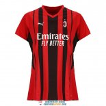Camiseta Mujer AC Milan Primera Equipacion 2021/2022