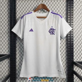 Camiseta Mujer Flamengo Portero White 2023/2024