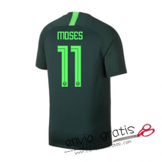 Camiseta Nigeria Segunda Equipacion 11#MOSES 2018