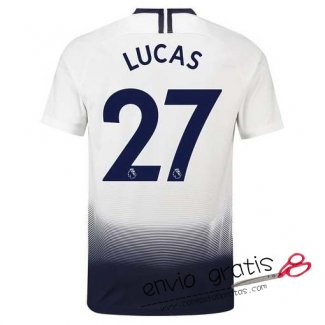 Camiseta Tottenham Hotspur Primera Equipacion 27#LUCAS 2018-2019