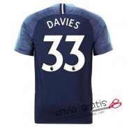 Camiseta Tottenham Hotspur Segunda Equipacion 33#DAVIES 2018-2019