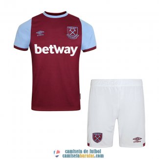 Camiseta West Ham United Ninos Primera Equipacion 2020/2021