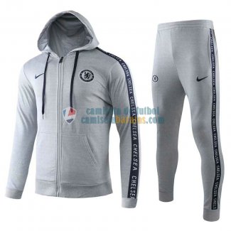 Chelsea Chaqueta Capucha Grey + Pantalon 2019-2020