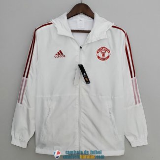 Manchester United Chaqueta Rompevientos White I 2022/2023