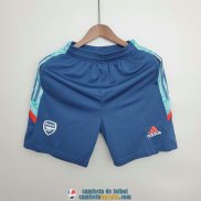 Pantalon Corto Arsenal Training Blue IV 2021/2022