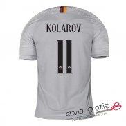 Camiseta AS Roma Segunda Equipacion 11#KOLAROV 2018-2019