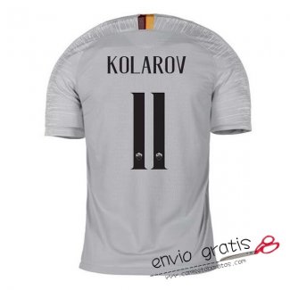 Camiseta AS Roma Segunda Equipacion 11#KOLAROV 2018-2019