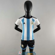 Camiseta Argentina Ninos Primera Equipacion 2022/2023