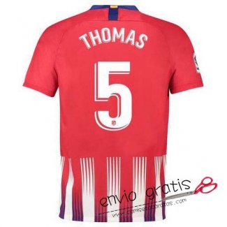 Camiseta Atletico de Madrid Primera Equipacion 5#THOMAS 2018-2019