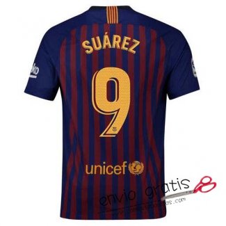 Camiseta Barcelona Primera Equipacion 9#SUAREZ 2018-2019