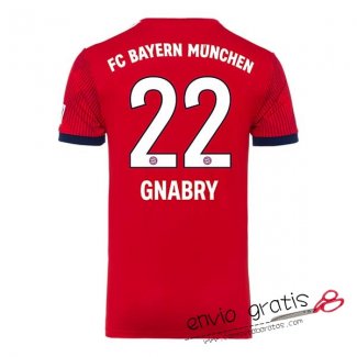 Camiseta Bayern Munich Primera Equipacion 22#GNABRY 2018-2019