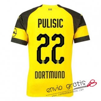 Camiseta Borussia Dortmund Primera Equipacion 22#PULISIC 2018-2019