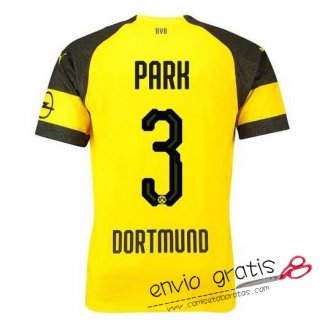 Camiseta Borussia Dortmund Primera Equipacion 3#PARK 2018-2019