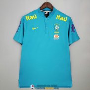 Camiseta Brasil Training Blue II 2021/2022