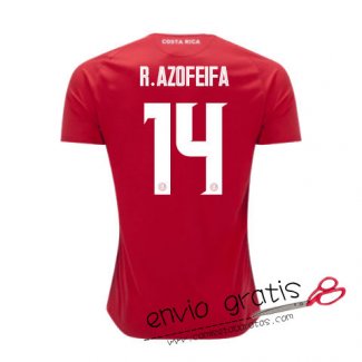 Camiseta Costa Rica Primera Equipacion 14#R.AZOFEIFA 2018