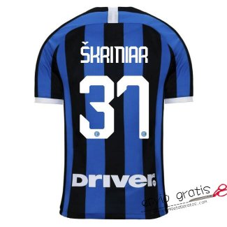 Camiseta Inter Milan Primera Equipacion 37#SKRINIAR 2019-2020