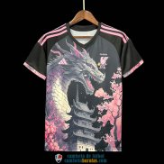 Camiseta Japon Dragon Sakura Black 2023/2024