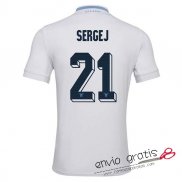 Camiseta Lazio Segunda Equipacion 21#SERGEJ 2018-2019