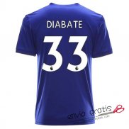 Camiseta Leicester City Primera Equipacion 33#DIABATE 2018-2019